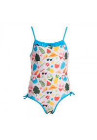 Softee - Stroj kąpielowy dla dziewczynki SQUBA Summer Series Subli — rozmiar 4 lata. Kolor: wielokolorowy, niebieski, zielony #1