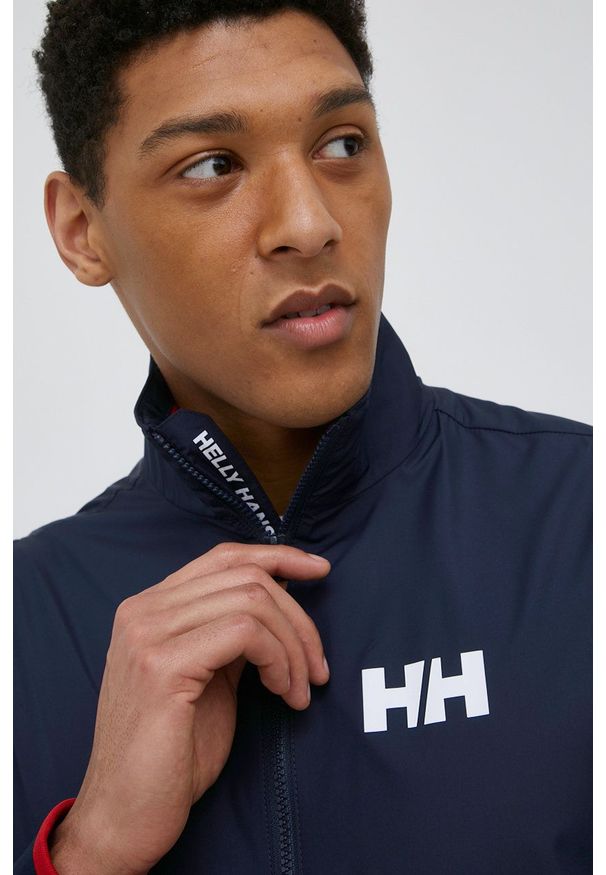 Helly Hansen wiatrówka Salt kolor granatowy. Kolor: niebieski. Materiał: materiał