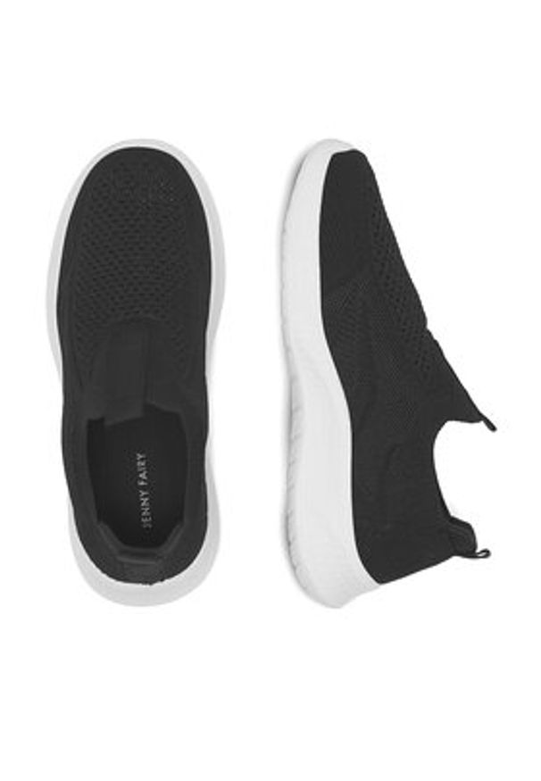 Jenny Fairy Sneakersy WFA270923-2 Czarny. Kolor: czarny. Materiał: mesh