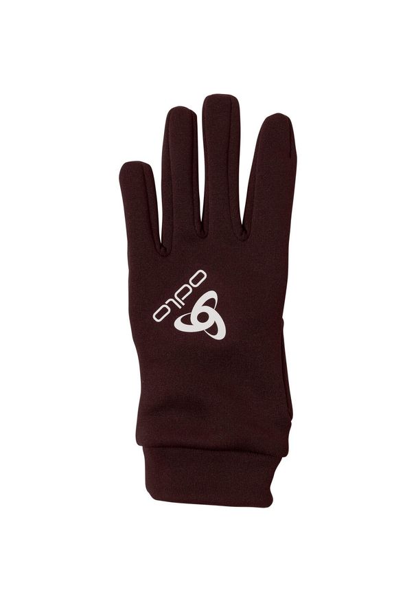 Odlo - Rękawiczki ODLO Stretchfleece Liner. Kolor: brązowy