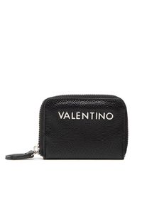 VALENTINO - Valentino Mały Portfel Damski Divina VPS1R4139G Czarny. Kolor: czarny. Materiał: skóra