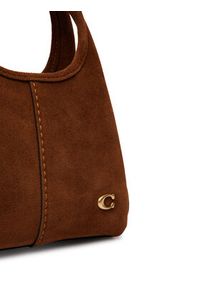 Coach Torebka Lana 19 CCY33 Brązowy. Kolor: brązowy. Materiał: zamszowe, skórzane #5