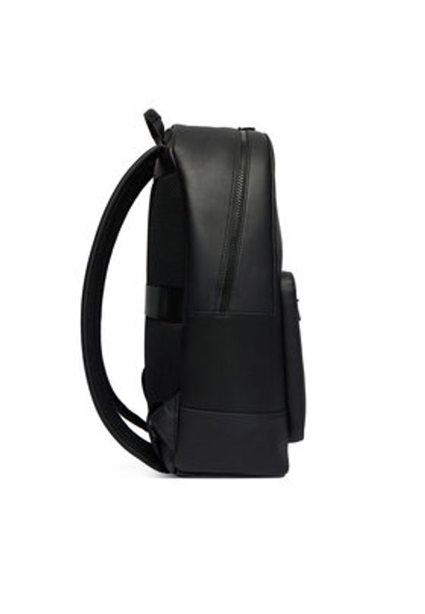 TOMMY HILFIGER - Tommy Hilfiger Plecak Th Foundation Backpack AM0AM14155 Czarny. Kolor: czarny. Materiał: skóra