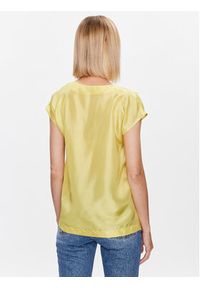 Marella Bluzka Gentile 2331111332 Żółty Regular Fit. Kolor: żółty. Materiał: jedwab #2