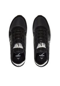 Calvin Klein Jeans Sneakersy Runner Sock Laceup Ny-Lth W YW0YW00840 Czarny. Kolor: czarny. Materiał: zamsz, skóra