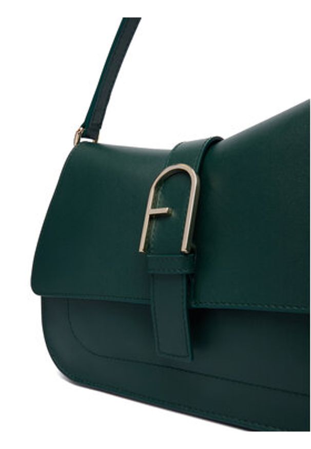 Furla Torebka Flow WB00996 BX2045 BG 4282S 1007 Zielony. Kolor: zielony. Materiał: skórzane