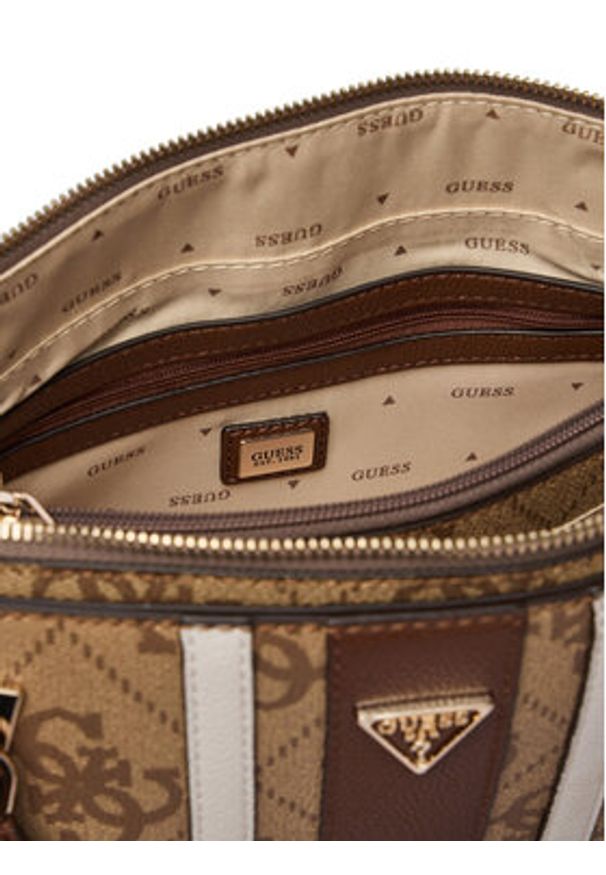 Guess Torebka 181098 Brązowy. Kolor: brązowy. Materiał: skórzane