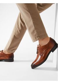 ecco - ECCO Półbuty Melbourne 62163401112 Brązowy. Kolor: brązowy. Materiał: skóra #7