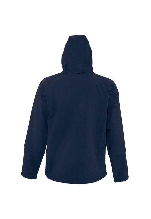 SOL'S - Męska Kurtka Soft Shell Replay Z Kapturem. Typ kołnierza: kaptur. Kolor: niebieski
