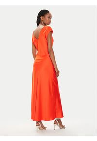Imperial Sukienka koktajlowa AEAOHBA Pomarańczowy Regular Fit. Kolor: pomarańczowy. Materiał: syntetyk. Styl: wizytowy #3