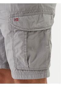 Napapijri Szorty materiałowe Noto 2.0 NP0A4HOQ Szary Regular Fit. Kolor: szary. Materiał: bawełna #2