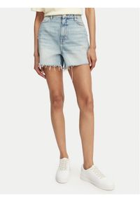 BOSS Szorty jeansowe 50558697 Niebieski jasny Regular Fit. Kolor: niebieski. Materiał: bawełna #1