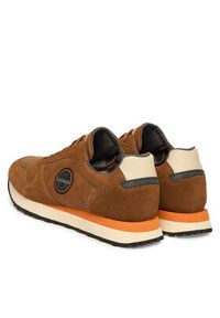 Napapijri Sneakersy Uomo NP0A88X3 Brązowy. Kolor: brązowy. Materiał: skóra, zamsz #5