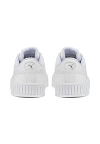 Puma - Dziecięce sneakersy Carina 2.0 PUMA White Silver Gray. Kolor: szary, biały, wielokolorowy. Sezon: lato. Sport: turystyka piesza