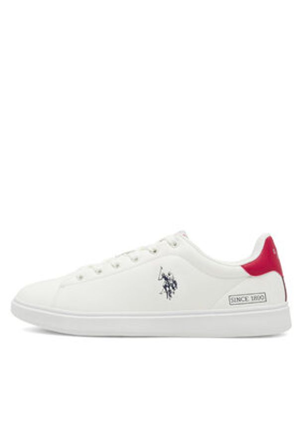 U.S. Polo Assn. Sneakersy BYRON001 Biały. Kolor: biały. Materiał: syntetyk
