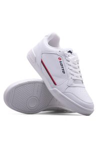 LOTTO - Buty sportowe do chodzenia unisex Lotto NANDU. Kolor: czerwony, biały, wielokolorowy. Materiał: materiał, syntetyk, tkanina, guma, skóra. Sport: turystyka piesza #2