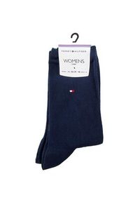 TOMMY HILFIGER - Tommy Hilfiger Skarpety długie 371221 Granatowy. Kolor: niebieski. Materiał: materiał #3