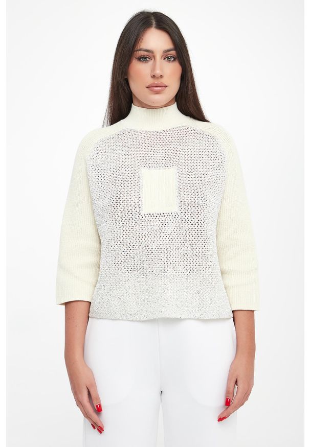 Sportalm - Sweter damski z cekinami SPORTALM