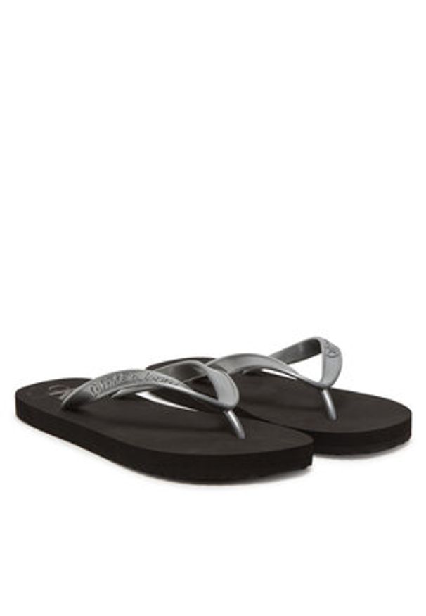 Calvin Klein Jeans Japonki Beach Sandal Monologo Tpu YW0YW01719 Srebrny. Kolor: srebrny