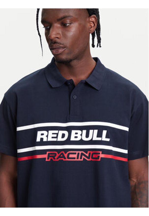 Pepe Jeans Polo Red Bull Racing Moto Panel RM540017 Granatowy Regular Fit. Typ kołnierza: polo. Kolor: niebieski. Materiał: bawełna
