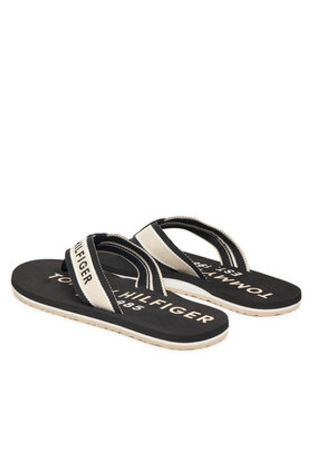 TOMMY HILFIGER - Tommy Hilfiger Japonki Sporty FM0FM05805 Czarny. Kolor: czarny. Materiał: materiał. Styl: sportowy