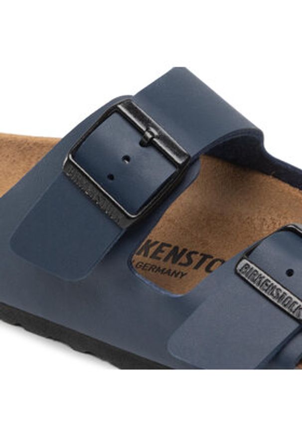 Birkenstock Klapki Arizona 0051751 Granatowy. Kolor: niebieski. Materiał: skóra