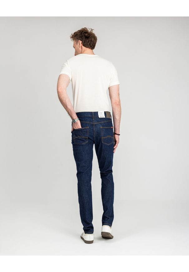 Męskie Spodnie Jeansowe Mustang Style Tramper Tapered Denim Blue 1018016 5000 901