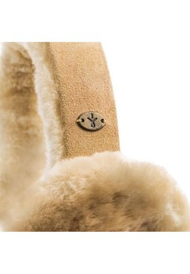 EMU Australia Nauszniki Angahook Ear Muffs Beżowy. Kolor: beżowy. Materiał: wełna