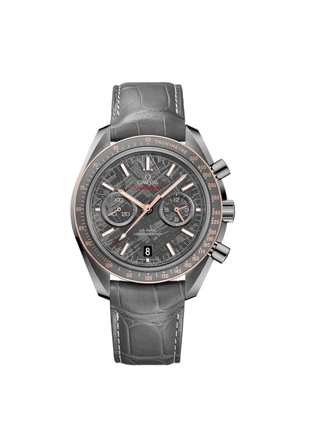 Zegarek Męski OMEGA SPEEDMASTER 311.63.44.51.99.001. Materiał: skóra. Styl: casual, sportowy