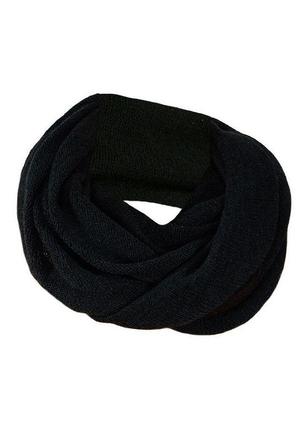 Czarny szalik Pako Jeans na jesień
