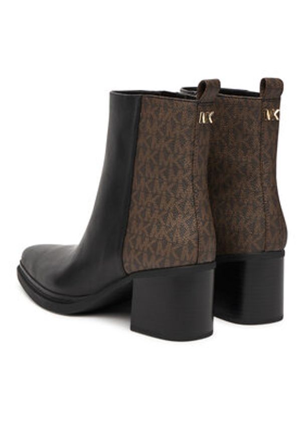 MICHAEL Michael Kors Botki Lex 40F5LXME6L Czarny. Kolor: czarny. Materiał: skóra