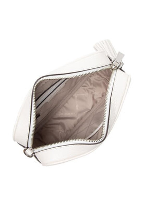 MICHAEL Michael Kors Torebka Jet Set 32F7SGNM8L Biały. Kolor: biały. Materiał: skórzane