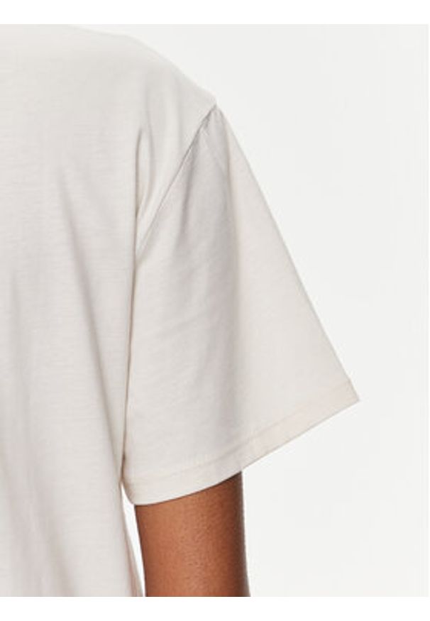 Calvin Klein T-Shirt Micro Logo K20K206629 Écru Regular Fit. Materiał: bawełna