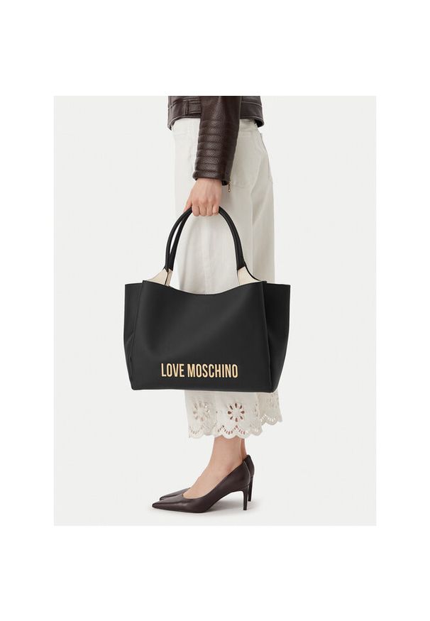Love Moschino - Torebka LOVE MOSCHINO. Kolor: czarny