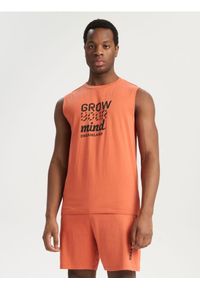 Sinsay - Piżama - żółty. Kolor: żółty. Materiał: bawełna, dzianina #1