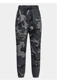 Grimey Spodnie dresowe GRTS246 Czarny Urban Fit. Kolor: czarny. Materiał: bawełna, dresówka