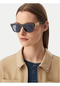 Nine West Okulary przeciwsłoneczne CEO-NW55248S Brązowy ciemny. Kolor: brązowy #3