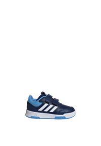 Adidas - Tensaur Hook and Loop Shoes. Kolor: biały, wielokolorowy, niebieski. Materiał: materiał