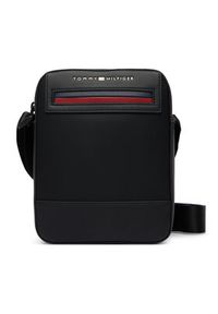 TOMMY HILFIGER - Tommy Hilfiger Saszetka Th Foundaiton Mini Reporter AM0AM14156 Czarny. Kolor: czarny. Materiał: skóra #3