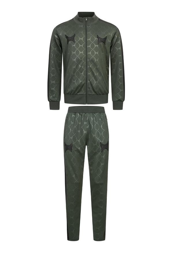 TAPOUT - Dres o regularnym kroju Tapout Punkass. Kolor: czarny, wielokolorowy, zielony. Materiał: dresówka. Wzór: aplikacja. Sport: fitness