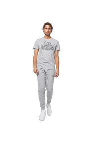 Spodnie dresowe klasyczne Lonsdale Rathven. Okazja: na co dzień. Kolor: czarny, szary, wielokolorowy. Materiał: dresówka. Styl: klasyczny #1