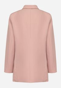 Born2be - Jasnoróżowa Marynarka Dwurzędowa Mangane. Kolor: różowy. Styl: elegancki, klasyczny #6