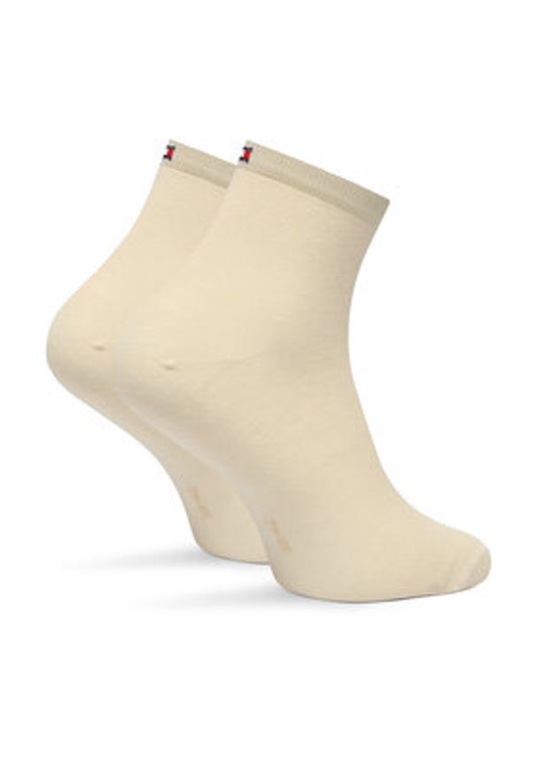 TOMMY HILFIGER - Tommy Hilfiger Skarpety krótkie 373001001 Beżowy. Kolor: beżowy. Materiał: bawełna