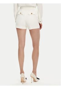Elisabetta Franchi Szorty materiałowe SH-007-51E2-V240 Biały Regular Fit. Kolor: biały. Materiał: syntetyk #5
