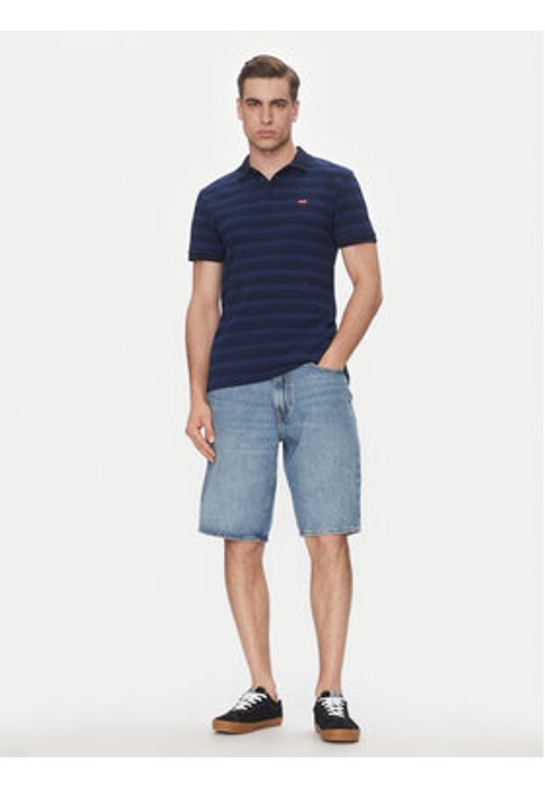 Levi's® Szorty jeansowe 478™ 001JM-0005 Niebieski Baggy Fit. Kolor: niebieski. Materiał: bawełna