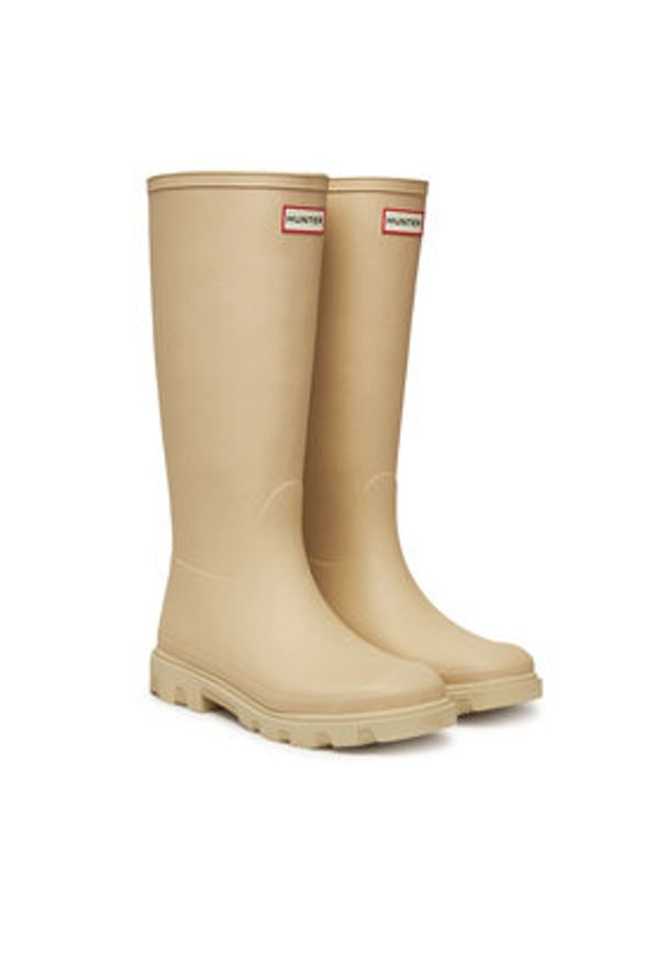 Hunter Kalosze Downpour Tall Wellington HFRW0001251 Beżowy. Kolor: beżowy