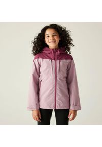 Regatta - Dziecięca kurtka Highton VI Waterpoof. Kolor: fioletowy. Materiał: tkanina, poliester #1