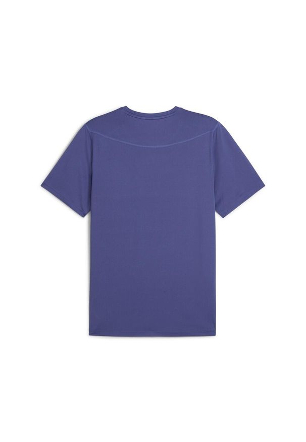 Puma Koszulka Run Graphic Mesh 52663146. Kolor: niebieski. Materiał: mesh. Sport: bieganie