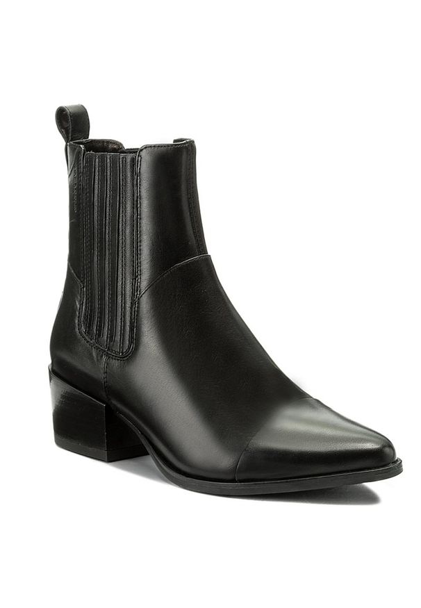 vagabond - Botki Vagabond Marja 4013-401-20 Black. Kolor: czarny. Materiał: skóra