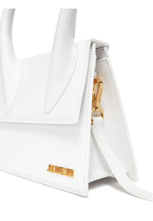 JACQUEMUS Torebka Le Grand Chiquioto 213BA003 Biały. Kolor: biały. Materiał: skórzane